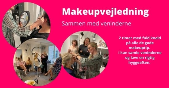 undervisning i makeup med veninderne