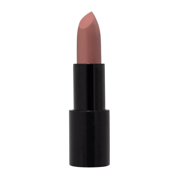 Mørkere Nude glossy lipstick nr. gl 102 fra Radiant. forhandles hos Somé hair and makeup på shoppen eller fysisk i Horsens