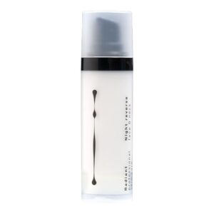 Natcreme og maske. Night reverse face & neck 30 ml. Forhandles hos Somé hair and makeup art. Er af det græske mærke Radiant