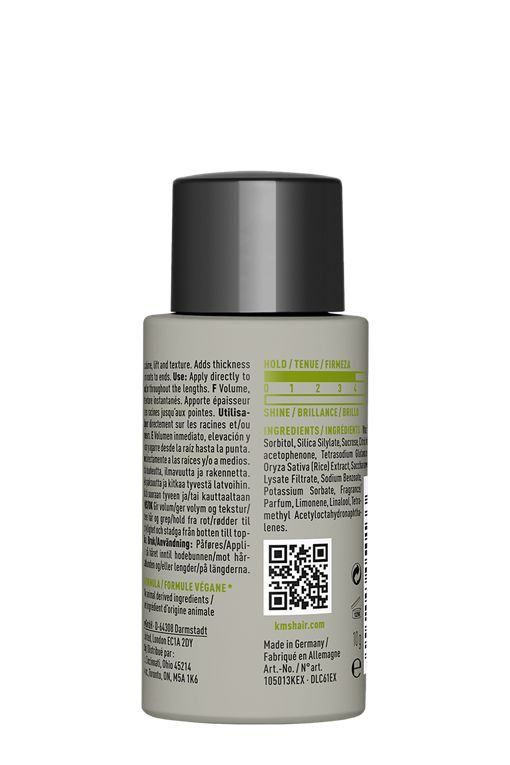 Dust til mega volume ved hovedbunden. Kommes i tørt hår. KMS Styling Powder er helt genial til det skandinaviske fine hår.